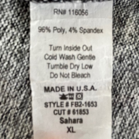 Jess & Jane animal and paisley print long sleeve top size XL - Picture 9 of 13